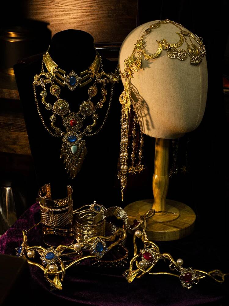 Cosplay Prop Making - Cos Ägyptischer Kopfschmuck Pharao's Lieblingsmetall Requisiten