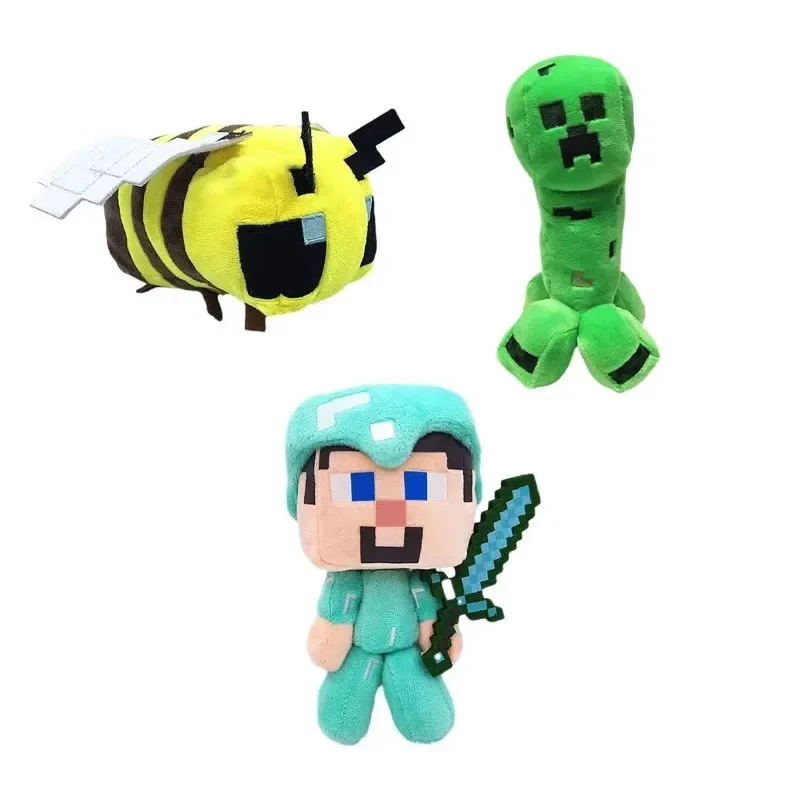 Cosplay Prop Dagger - Beliebtes Minecraft Plüschtier-Set Bee Creeper Steve