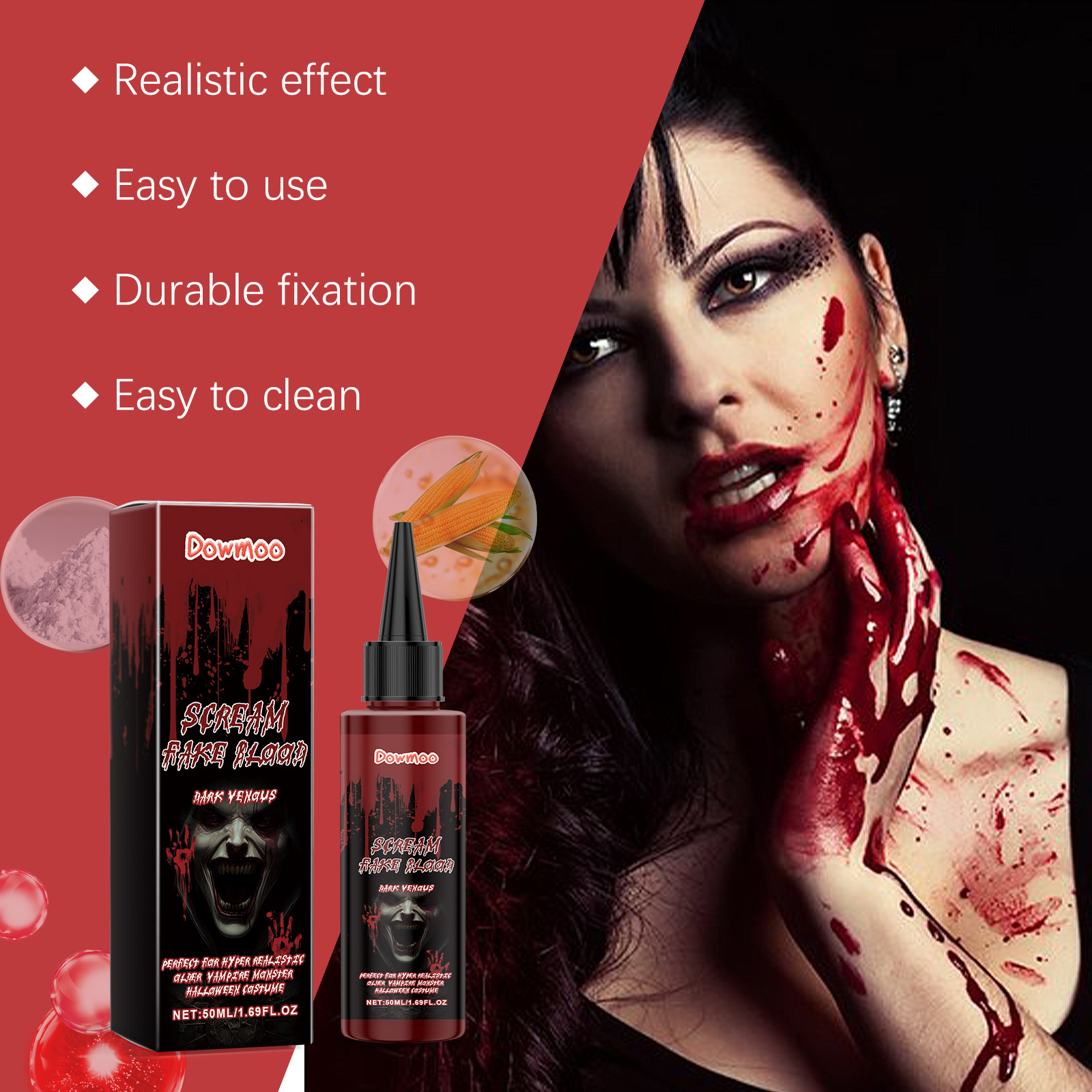 Halloween-Kunstblut-Plasma, 50 – Easy Cosplay Prop Bewertung und Preis
