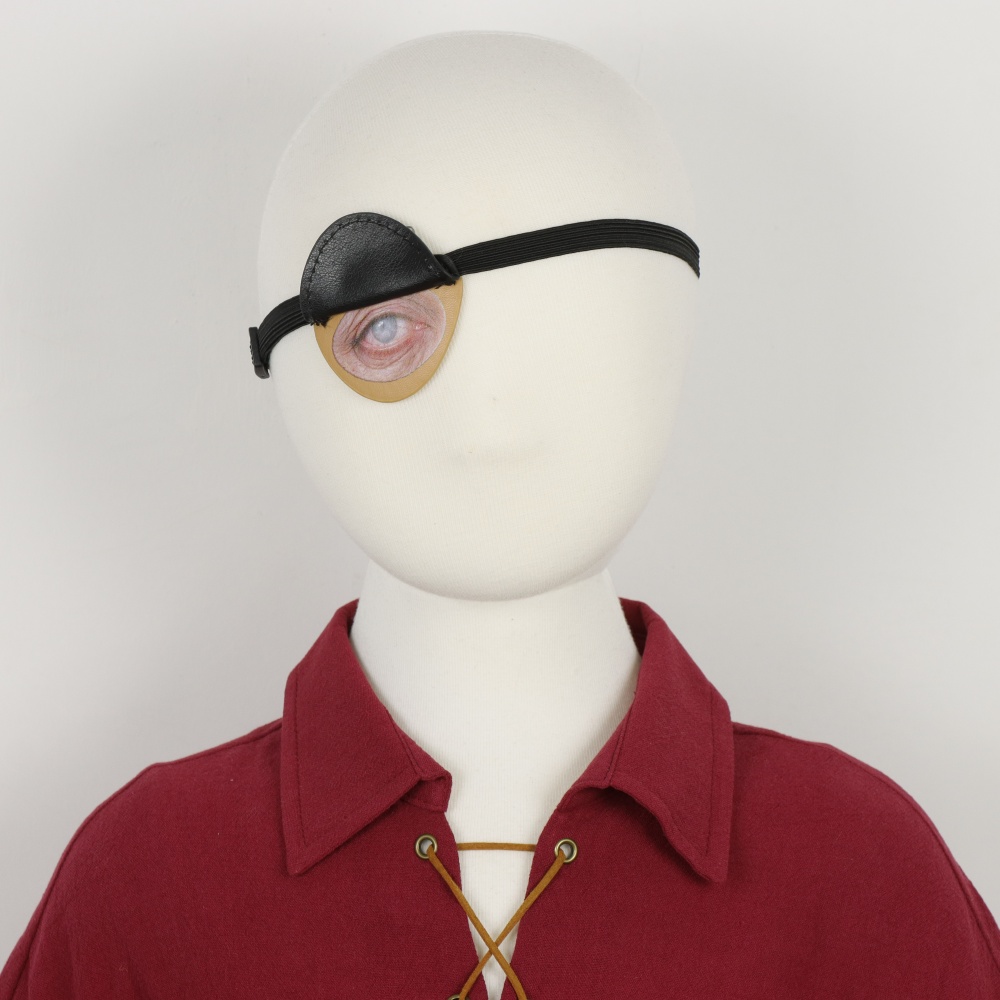 Schwarze PU-Leder-Piraten-Auge – Cosplay Prop Bewertung und Preis
